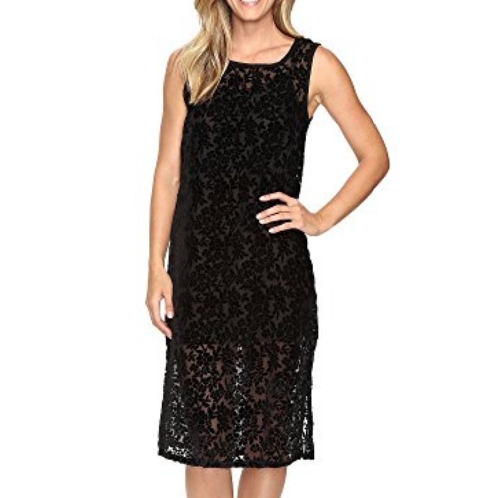 3 for $30! Lucky Brand Velvet Midi Dress